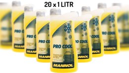 MANNOL PŁYN DO CHŁODNIC PRO COOL 1L MOTOCYKLOWY -40ST.C/+135ST.C GOTOWY UŻY