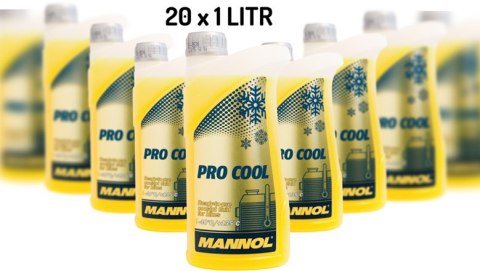 MANNOL PŁYN DO CHŁODNIC PRO COOL 1L MOTOCYKLOWY -40ST.C/+135ST.C GOTOWY UŻY