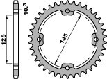 PBR ZĘBATKA TYŁ 4588 38 C45 YAMAHA YFZ 450R 09 16