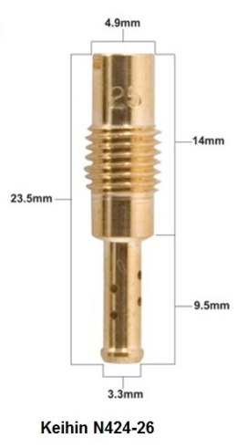 PROX DYSZA WOLNYCH OBROTÓW KEIHIN N424 26 ŚR. 37,5