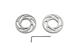 ZIPSER POKRĘTŁA REGULACJI SPRĘŻYN PRZEDNIEGO ZAWIESZENIA 22MM SILVER