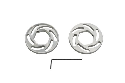 ZIPSER POKRĘTŁA REGULACJI SPRĘŻYN PRZEDNIEGO ZAWIESZENIA 22MM SILVER