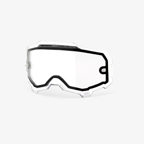 100 PROCENT ARMEGA ARMATIC REPLACEMENT DUAL PANE VENTED CLEAR LENS-SZYBA SZYBKA PODWÓJNA WENTYLOWANA DO GOGLI
