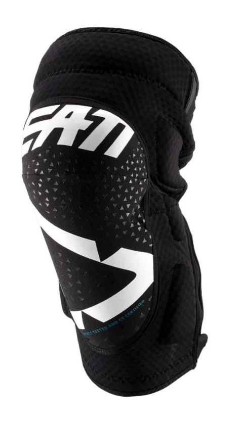 LEATT NAKOLANNIKI 3DF 5.0 ZIP KNEE GUARD WHITE/BLACK WHITE/BLACK XXL