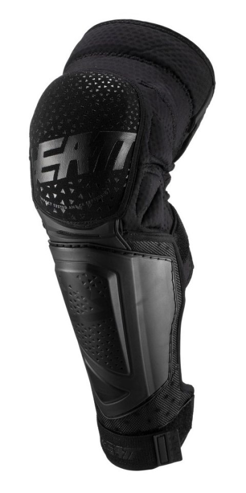 LEATT NAKOLANNIKI 3DF HYBRID EXT KNEE AND SHIN GUARD BLACK L/XL LEATT NAKOLANNIKI 3DF HYBRID EXT KNEE AND SHIN GUARD BLACK L/XL