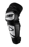 LEATT NAKOLANNIKI EXT KNEE AND SHIN GUARD WHITE/BLACK WHITE/BLACK S/M
