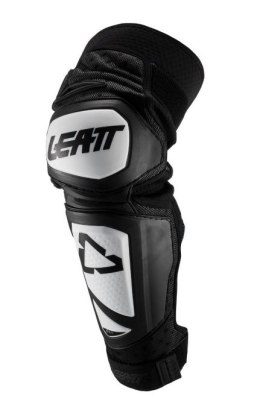 LEATT NAKOLANNIKI EXT KNEE AND SHIN GUARD WHITE/BLACK WHITE/BLACK S/M