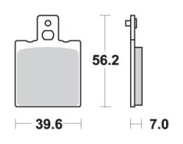 SBS KLOCKI HAMULCOWE KH47 CERAMIC