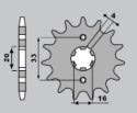 ZĘBATKA PRZEDNIA Z (A4240421130) 514/13Z. -