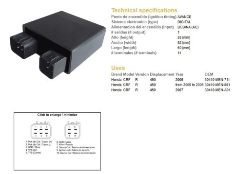 DZE MODUŁ ZAPŁONU 30410-MEN-A01