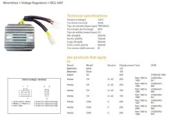 DZE REGULATOR NAPIĘCIA HONDA CN250 87-01