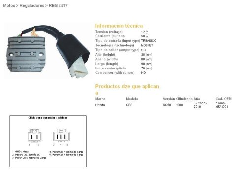 DZE REGULATOR NAPIĘCIA HONDA MOSFET 50A DZE REGULATOR NAPIĘCIA HONDA MOSFET 50A