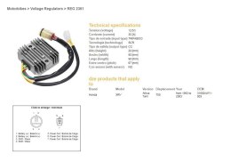 DZE REGULATOR NAPIĘCIA HONDA RGU-125