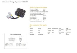 DZE REGULATOR NAPIĘCIA HONDA XRV650 88-89 SH538A