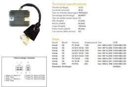 DZE REGULATOR NAPIĘCIA HONDA VFR800 98-99 SH6890A