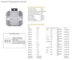 DZE REGULATOR NAPIĘCIA KAWASAKI ZZR 600 ZX6R 95-97
