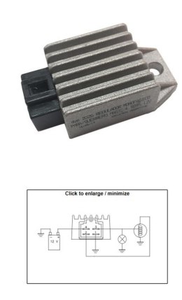 DZE REGULATOR NAPIĘCIA KYMCO SUPER 9