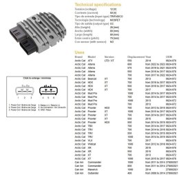 DZE REGULATOR NAPIĘCIA POLARIS 500/550/570/800/900