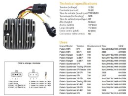 DZE REGULATOR NAPIĘCIA POLARIS RANGER EFI 500/700
