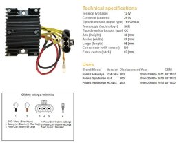 DZE REGULATOR NAPIĘCIA POLARIS SPORTSMAN 08-10