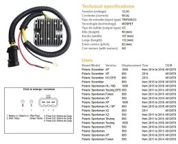 DZE REGULATOR NAPIĘCIA POLARIS SPORTSMAN 1000 15-