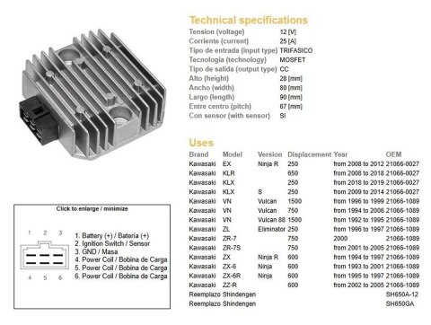 DZE REGULATOR NAPIĘCIA SH650A-12