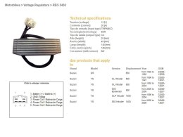 DZE REGULATOR NAPIĘCIA SUZUKI VS 800 92-09