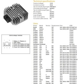 DZE REGULATOR NAPIĘCIA YAMAHA TDM850 96-01