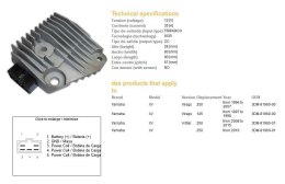 DZE REGULATOR NAPIĘCIA YAMAHA XV 250 V-STAR 08-15