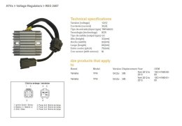 DZE REGULATOR NAPIĘCIA YAMAHA YFM 300 GRIZZLY