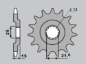 CHT ZĘBATKA PRZEDNIA 528 15 KAWASAKI GPZ 750 83-89