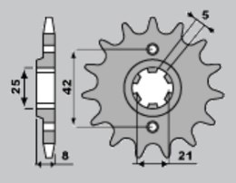 CHT ZĘBATKA PRZEDNIA 15 A4250575150