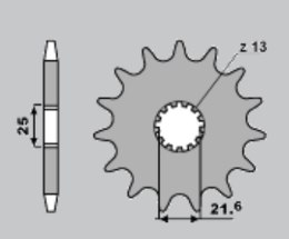 PBR ZĘBATKA PRZEDNIA 566 15 18NC SUZUKI GS/GSF/GSXR (JTF566.15) (ŁAŃC. 530)