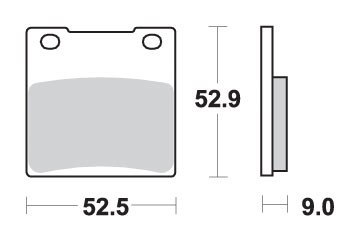 SBS KLOCKI HAMULCOWE KH63 KH161 EXCEL RACING ZŁOTY 136