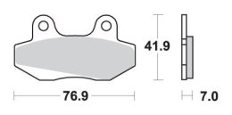 SBS KLOCKI HAMULCOWE KH86 CERAMIC 69