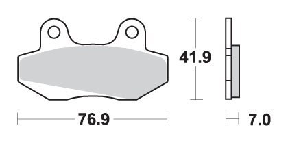 SBS KLOCKI HAMULCOWE KH86 CERAMIC 69