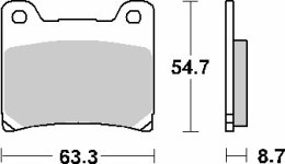 SBS KLOCKI HAMULCOWE KH88 CERAMIC