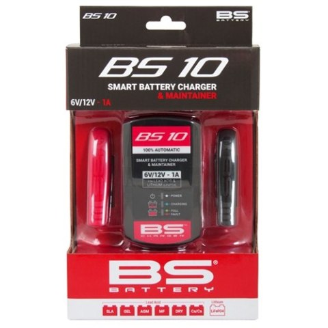 BS ŁADOWARKA AKUMULATORÓW BS10 6V-12V STD AGM GEL, 12, 8V LITHIUM LIFE P04, 1A DO 20AH EL