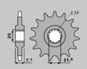 GROSSKOPF ZĘBATKA PRZÓD 585 16 ZX-6R/RR 07-17, XTZ 750 90-98 58516JT 520