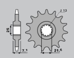 GROSSKOPF ZĘBATKA PRZÓD 585 16 ZX-6R/RR 07-17, XTZ 750 90-98 58516JT 520