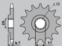 JR ZĘBATKA PRZEDNIA 12 KTM SX 65 98-15