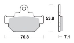 SBS KLOCKI HAMULCOWE KH106 STREET CERAMIC 92