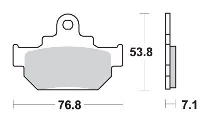 SBS KLOCKI HAMULCOWE KH106 STREET CERAMIC 92