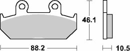 SBS KLOCKI HAMULCOWE KH124 2 CERAMIC
