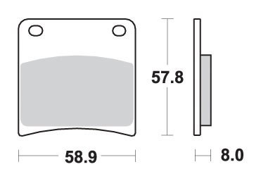 SBS KLOCKI HAMULCOWE KH146 EXCEL ZŁOTE 119