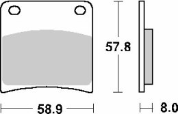 SBS KLOCKI HAMULCOWE KH146 CERAMIC 92
