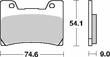 SBS KLOCKI HAMULCOWE KH160 CERAMIC 92