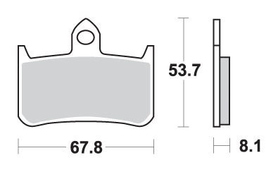 SBS KLOCKI HAMULCOWE KH187 EXCEL ZŁOTE 119