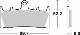 SBS KLOCKI HAMULCOWE KH188 CERAMIC 92