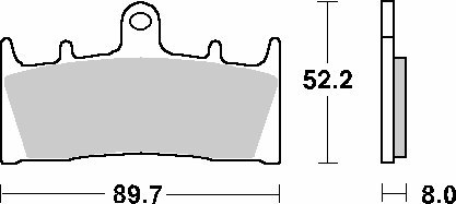 SBS KLOCKI HAMULCOWE KH188 CERAMIC 92